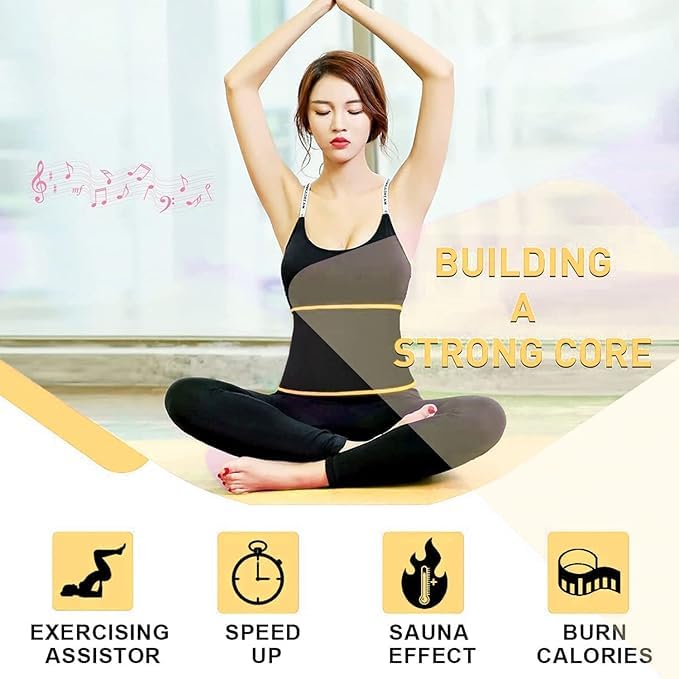 Sweat Belt Pro — Fat Burner Abdominal Belt for Men & Women | Non-Tearable Belly Slimming Band