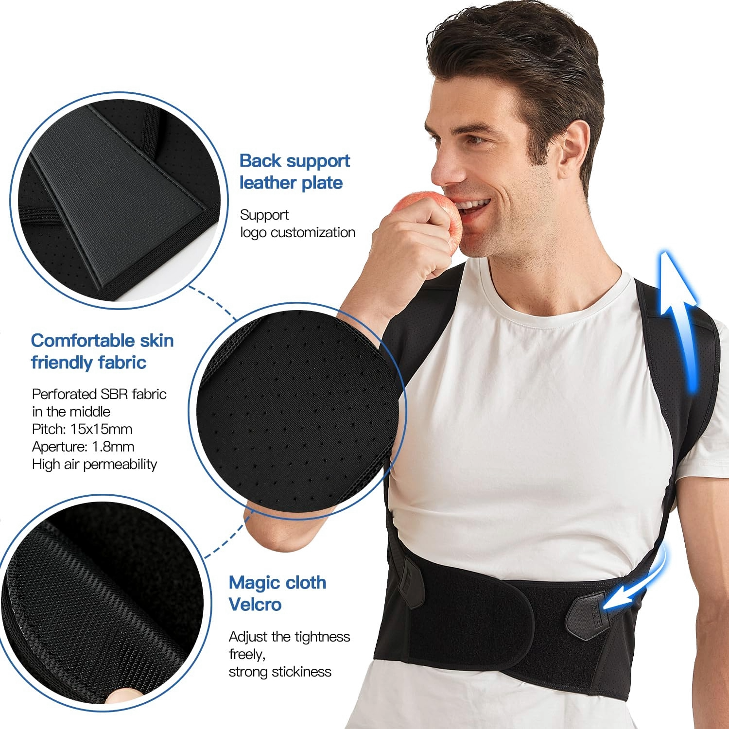 Posture Corrector Belt — Back & Shoulder Support for Men & Women