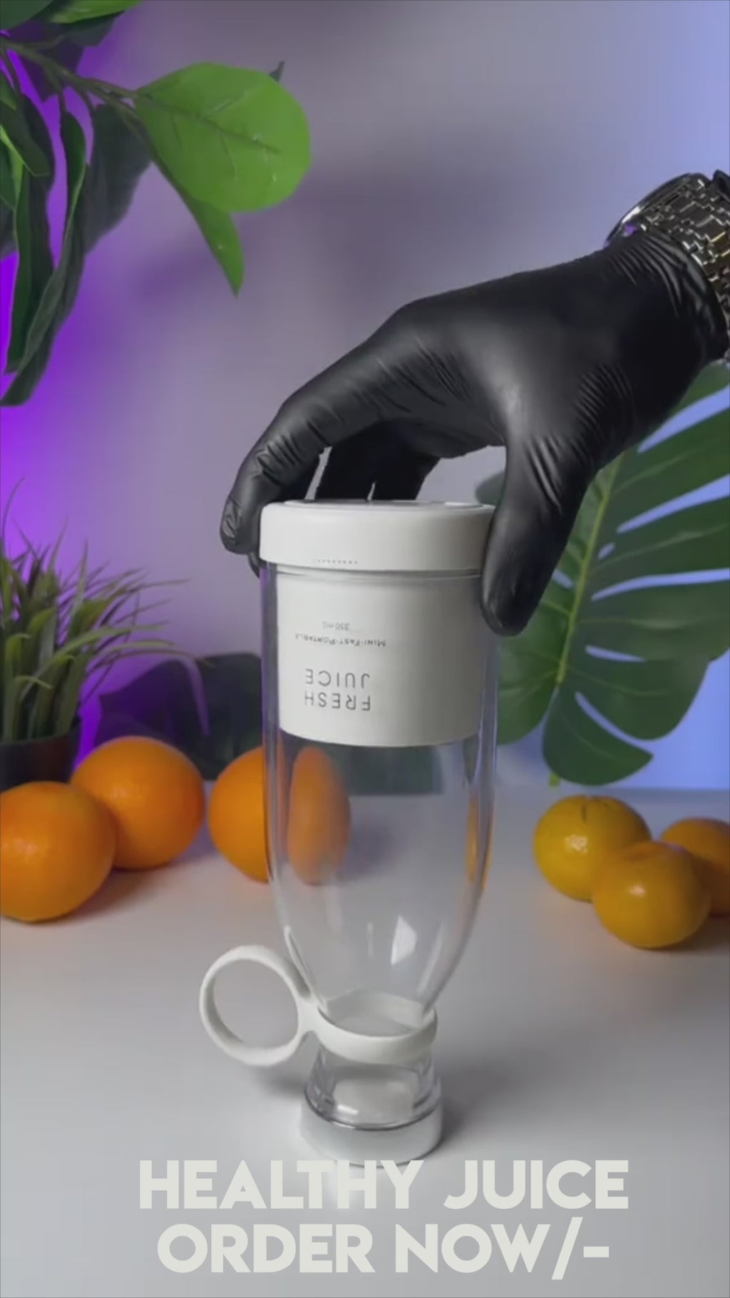 Portable Mini Fruit Juicer Bottle – 20,000 RPM